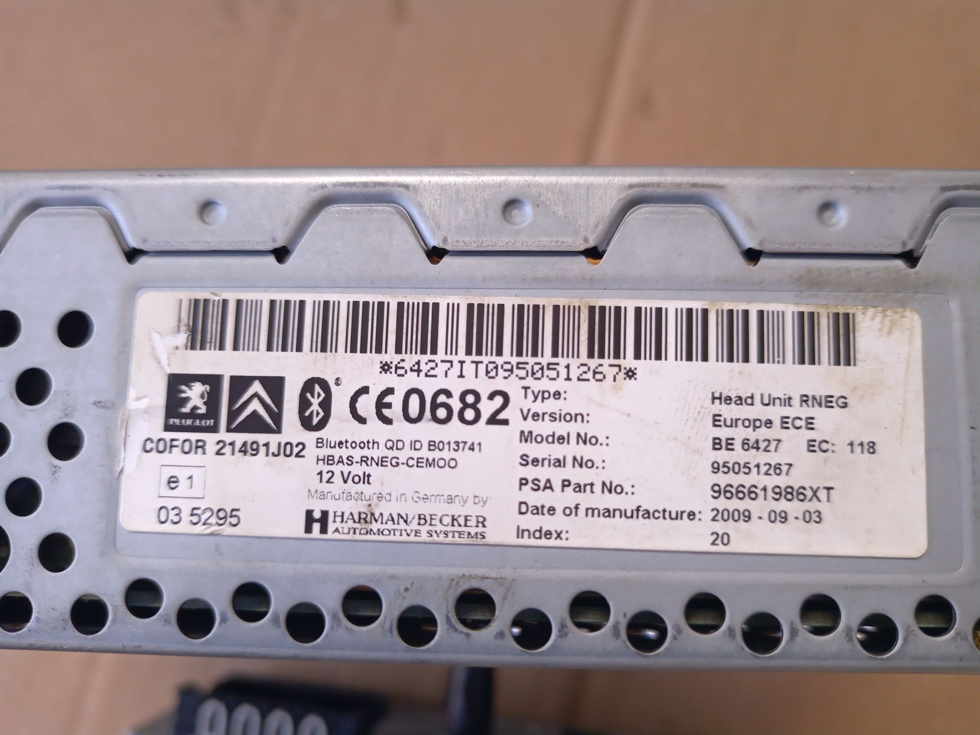 Citroen C4 Picasso radio nawigacja