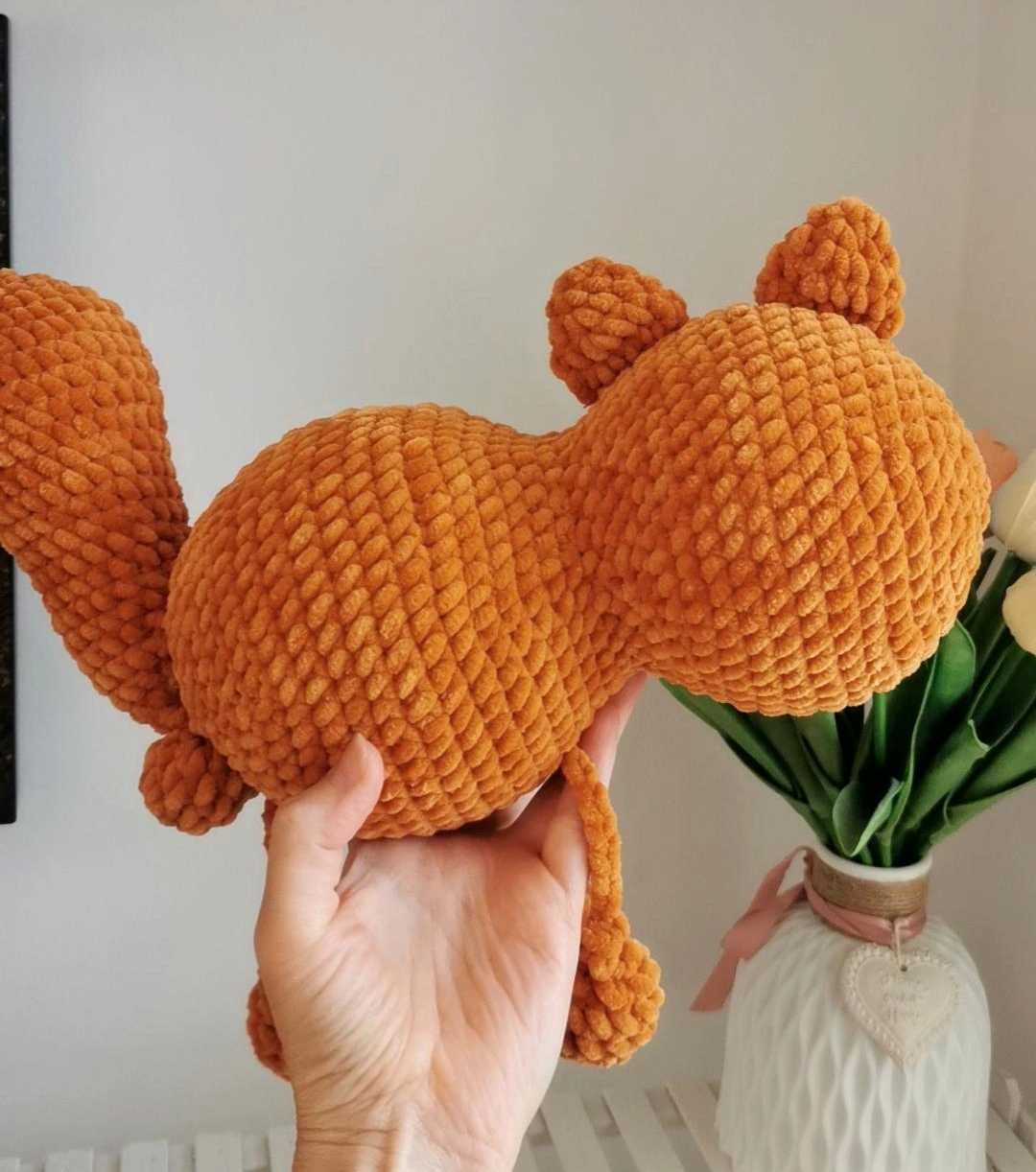 Kotek na szydełku handmade