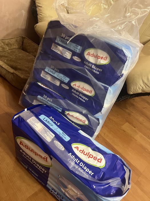 «Adulped» подгузники размер L для взрослых 4 упаковки