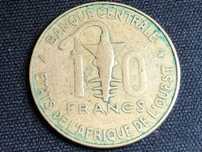 Estados África Ocidental 1982 - 10 Francos Cobre