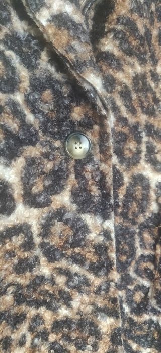 Płaszcz jesienny panterka r 46