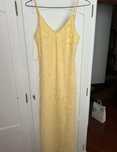 Vestido Amarelo-Novo com etiquetas-Tamanho M