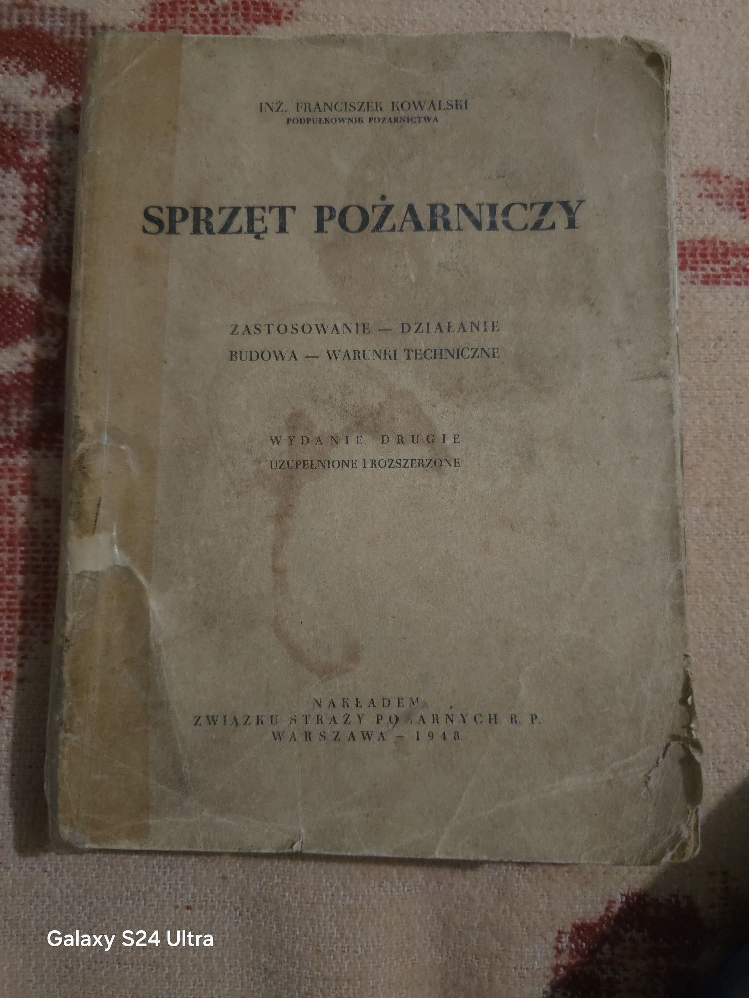 Starra książka,,straż pożarna,,