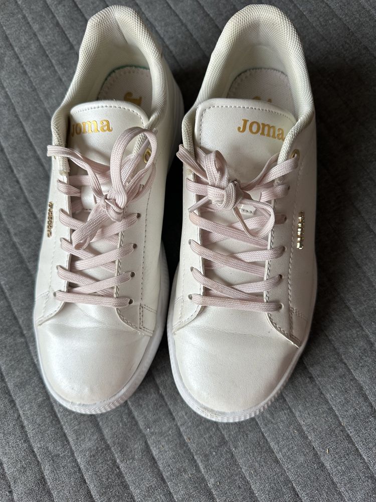 Tenis Joma pele e detalhe rosa -tamanho 40