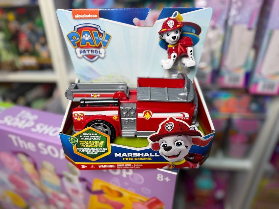 Герої PawPatrol Щенячий Патруль машинки з фігурками в асортименті