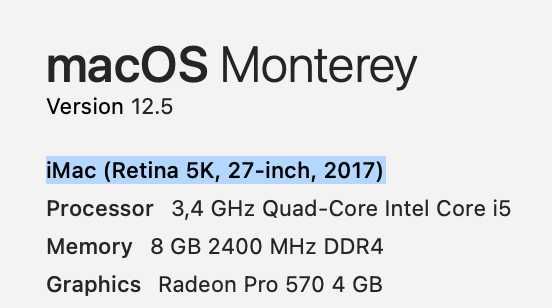 iMac 27-inch, 2017