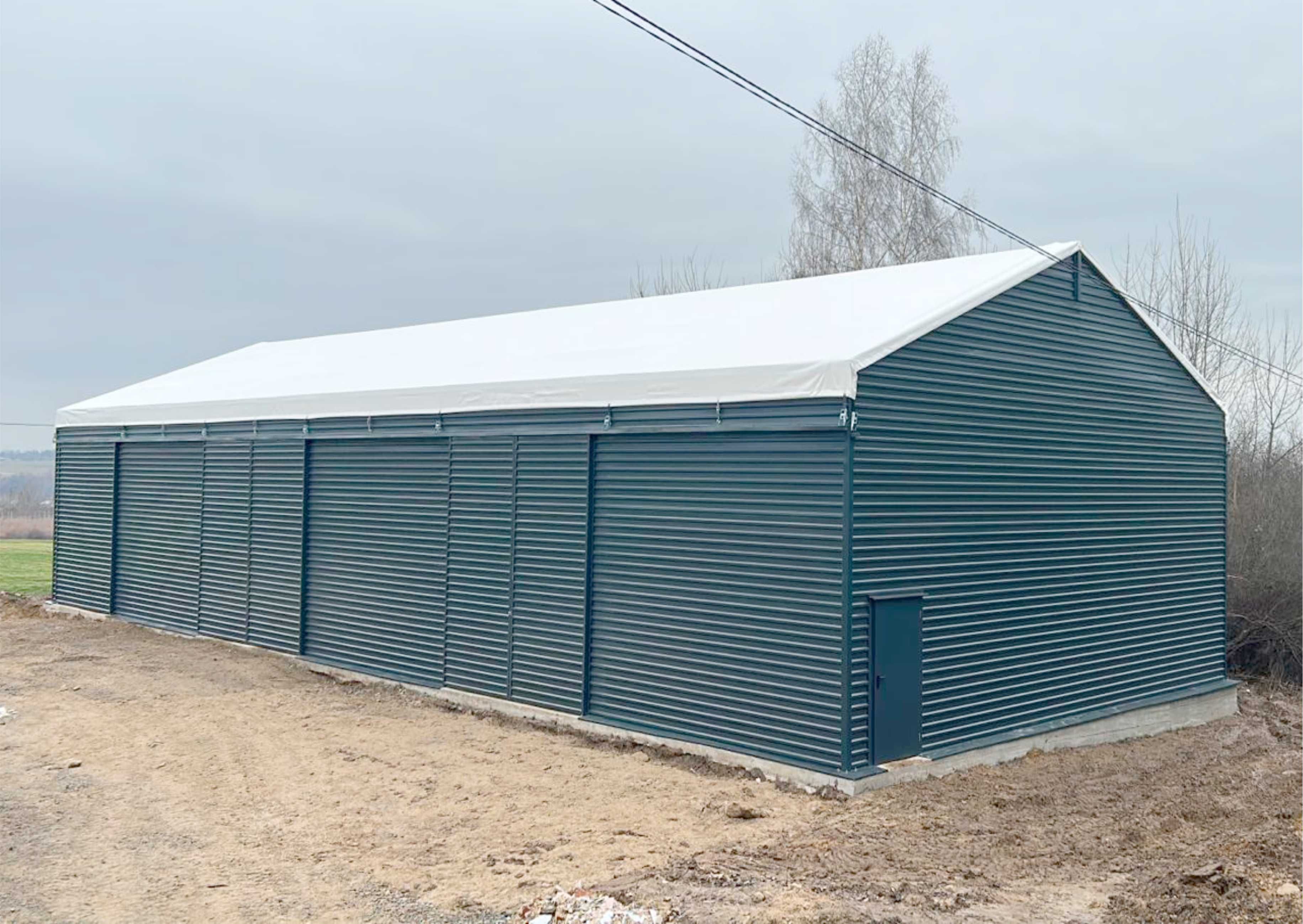 Hala tunelowa namiotowa wiata na słomę KAŻDY WYMIAR od ręki PRODUCENT