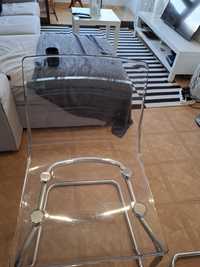 Cadeira ikea transparente TOBIAS