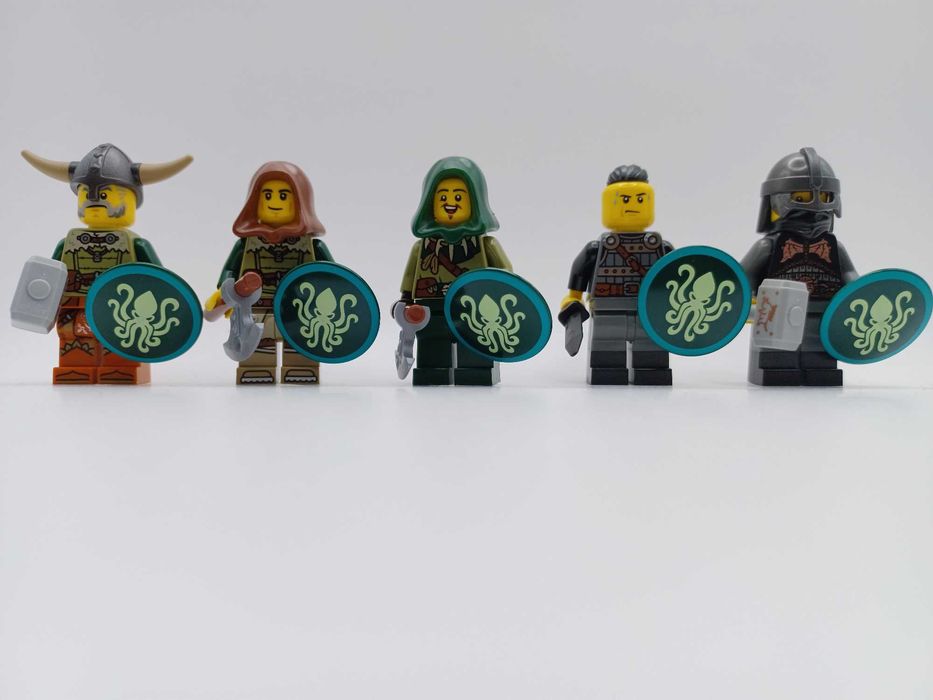 Lego Zamek Castle figurki Rycerze wikingowie Kraken