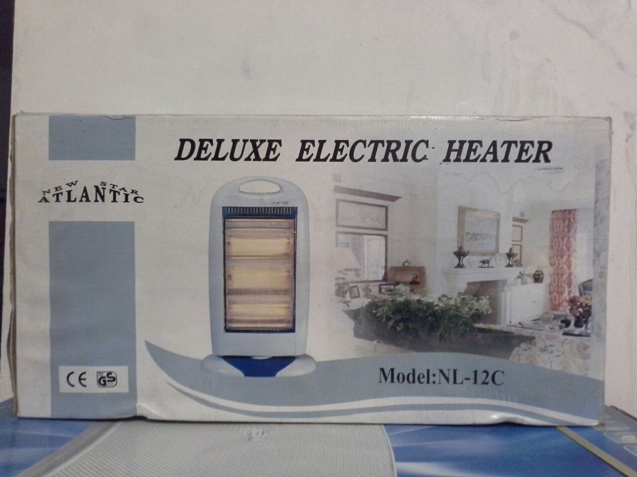 Обогреватель галогенный инфракрасный DELUXE Electric Heater Atlantic