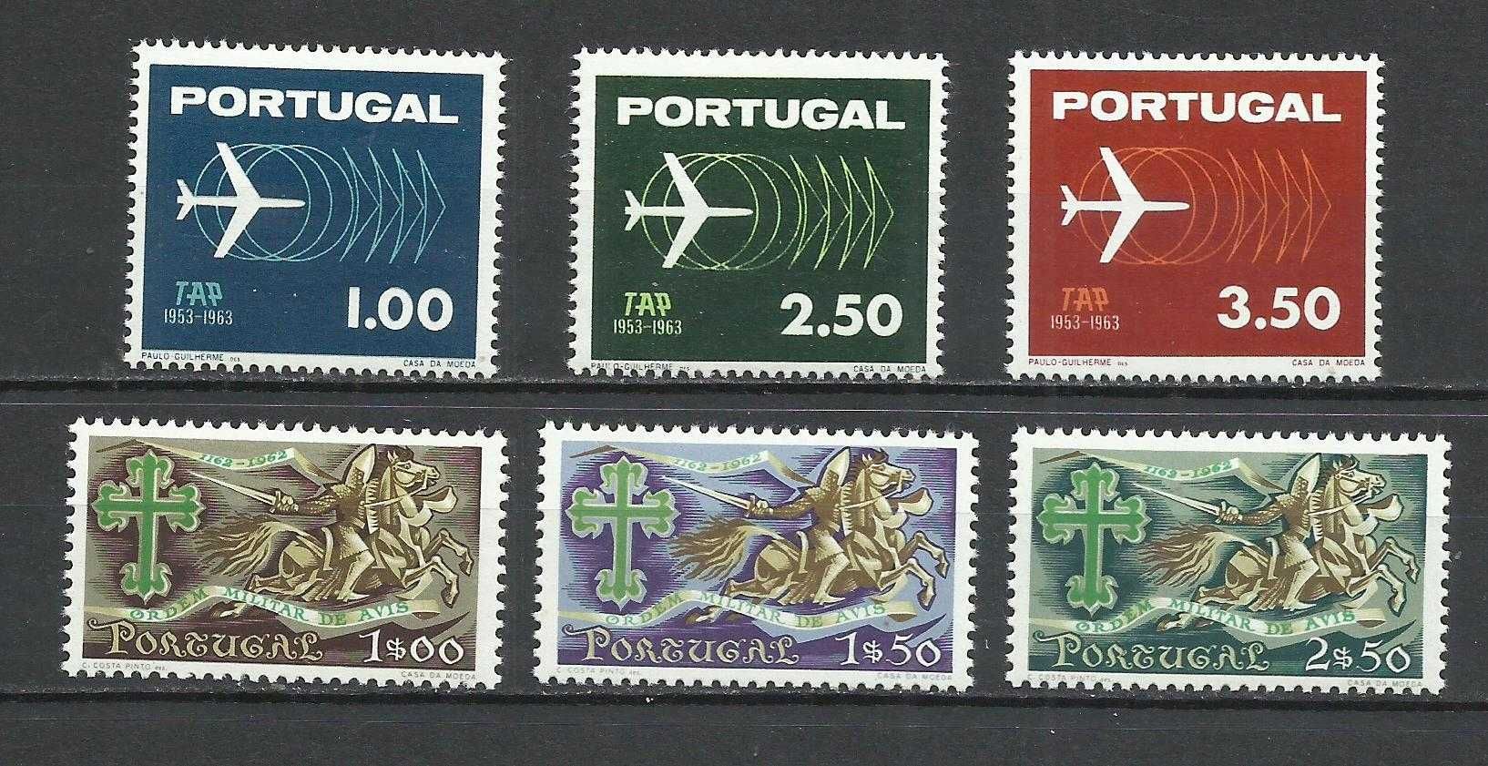 Selos portugueses – ano de 1963 completo – selos como novos