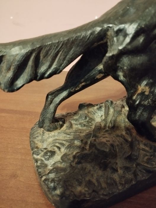 Статуэтка Собака сеттер, чугун, клеймо, Куса, 1973 г. 3,66 кг