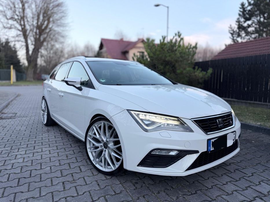 Seat Leon FR 1 rej 2017r 2.0 Tdi 184km matrix 19 cali Eibach