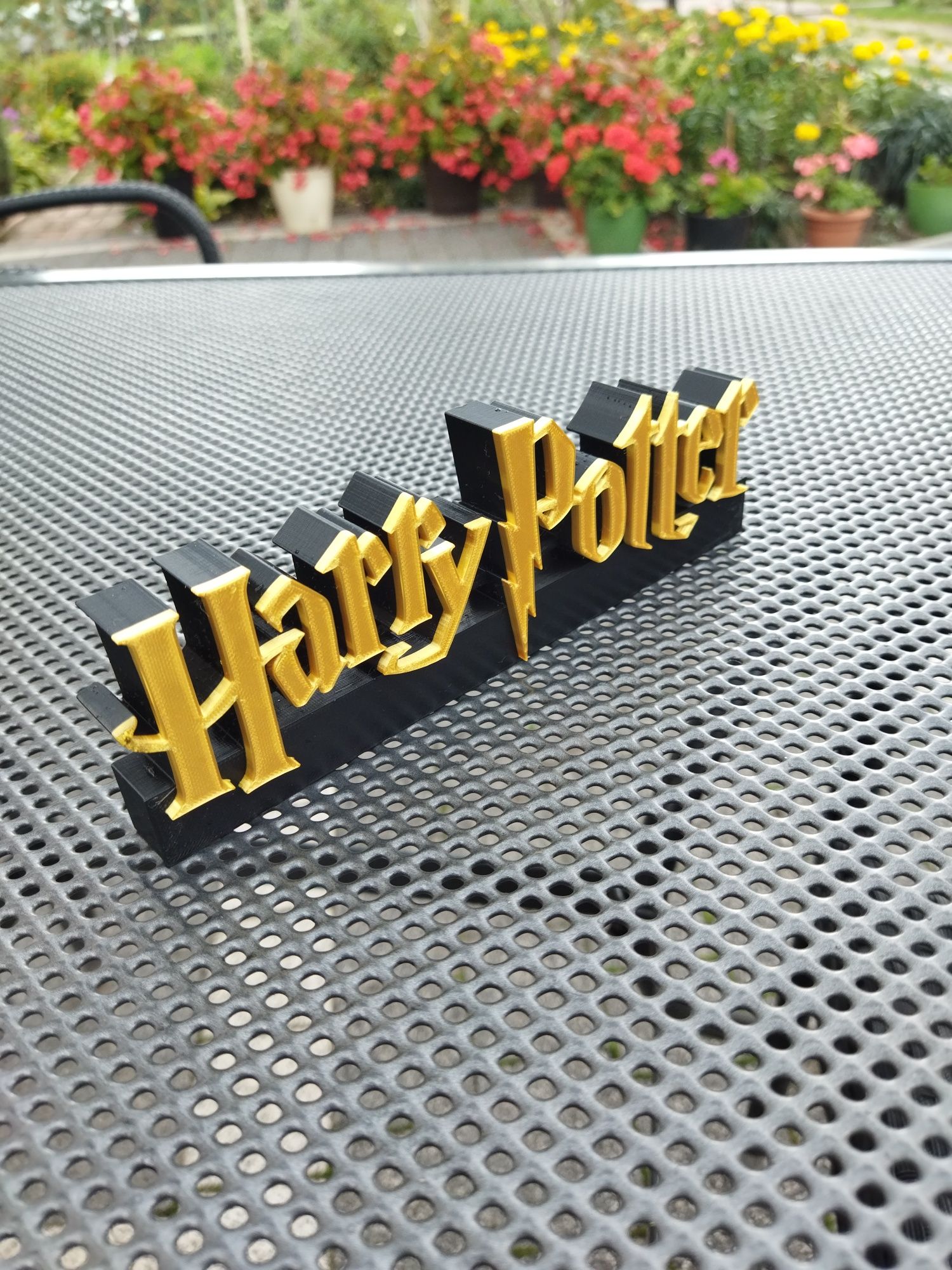 Harry Potter - ozdobne logo do kolekcji figurek & gadżetów prezent