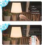 Lampa Solarna Led Bezprzewodowa 8 Kolorów, Usb, Pilot, Wodoszczelna Ip