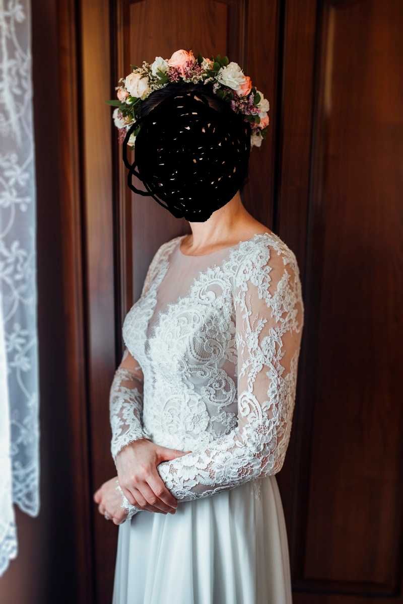 rustykalna suknia ślubna Sabe Fez, boho