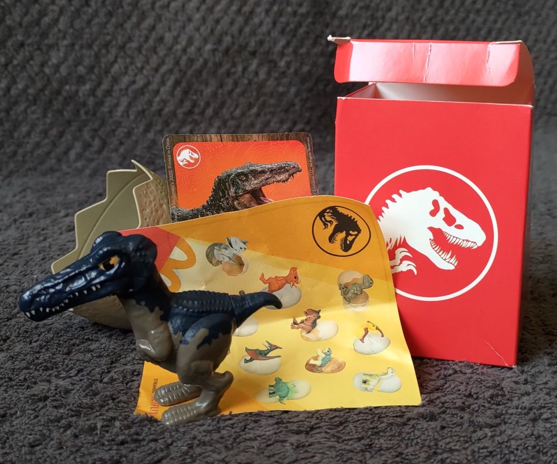 Dinozaur Mcdonalds happy meal