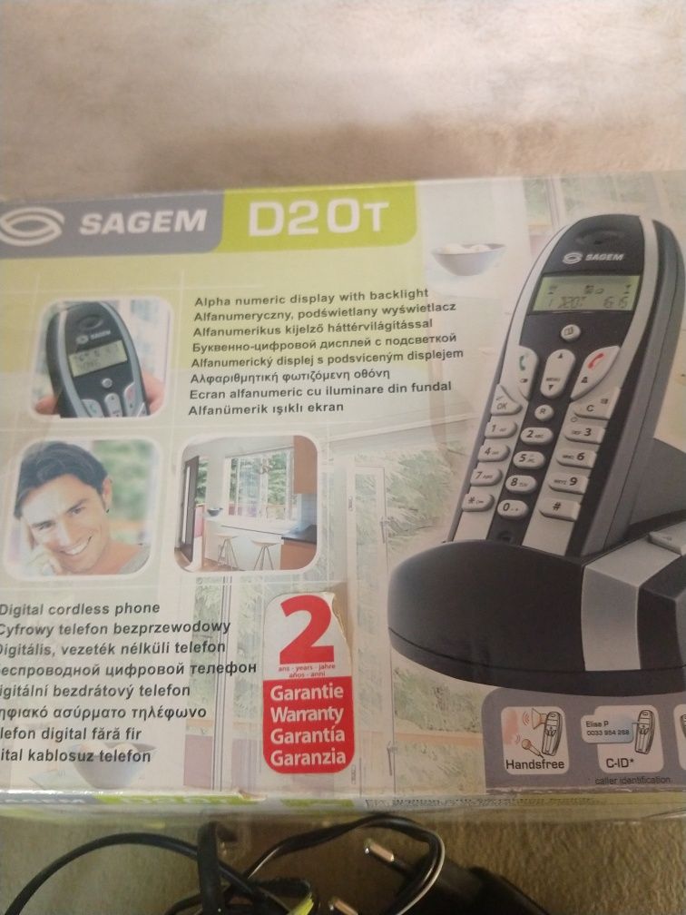 Telefon bezprzewodowy SAGEM D20T