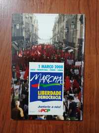 Postais - Marcha Liberdade E Democracia - edição DEP/PCP 2008