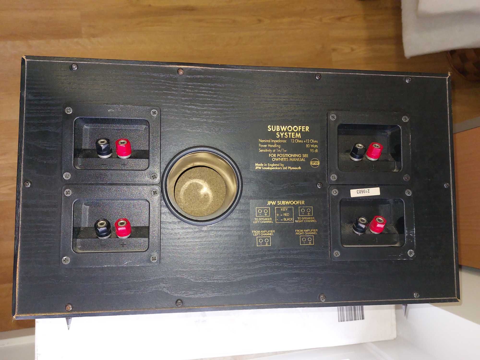 Coluna Subwoofer passivo JPW