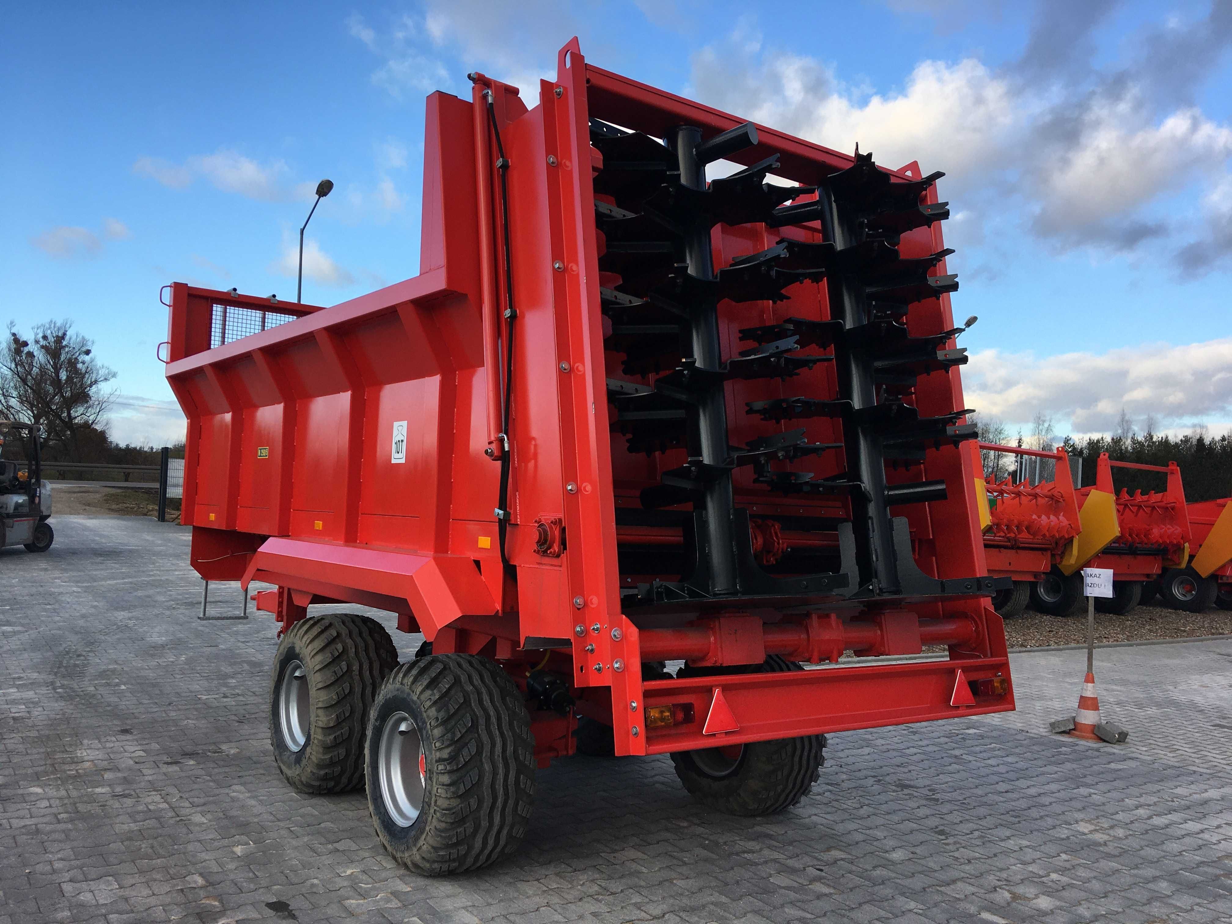 Rozrzutnik Obornika ROLTRANS 10 TON SKORUPOWY - NOWY!