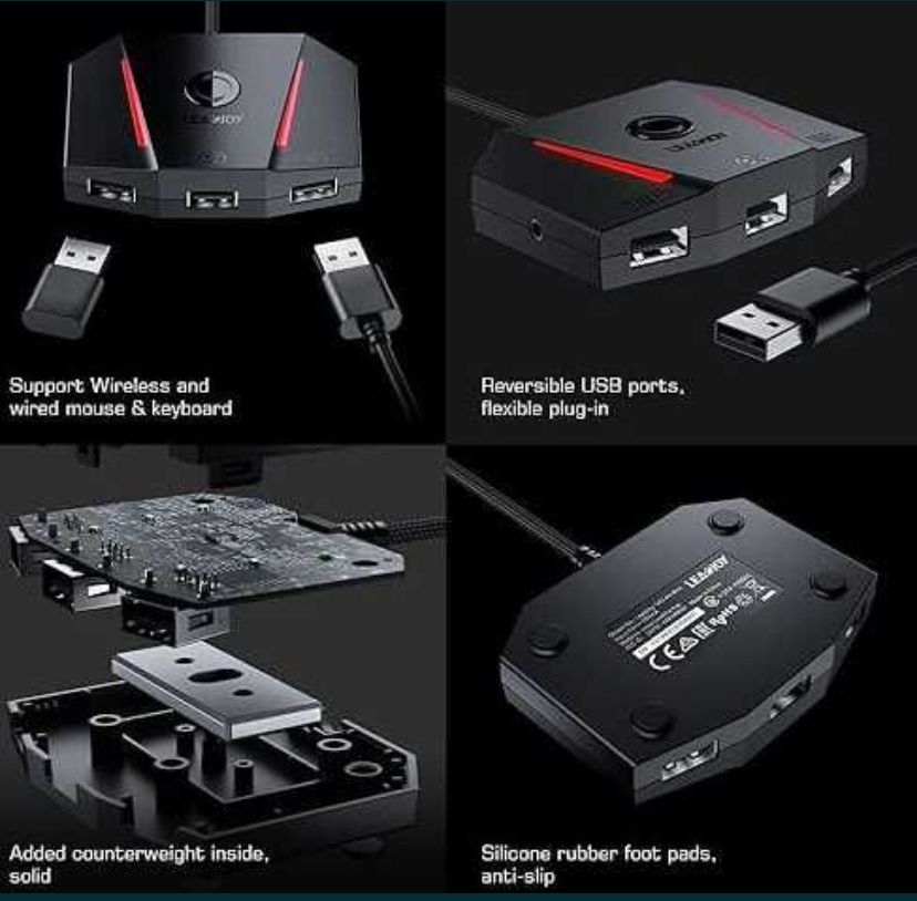 LeadJoy VX2 AimBox - conversor teclado e rato