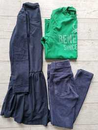 Cool zestaw ubrań dla dziewczyny Benetton Name it rozmiar 11/13lat