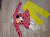 Komplet dres dresik zestaw 86 / 92 mini minnie miki mikey Disney nowy