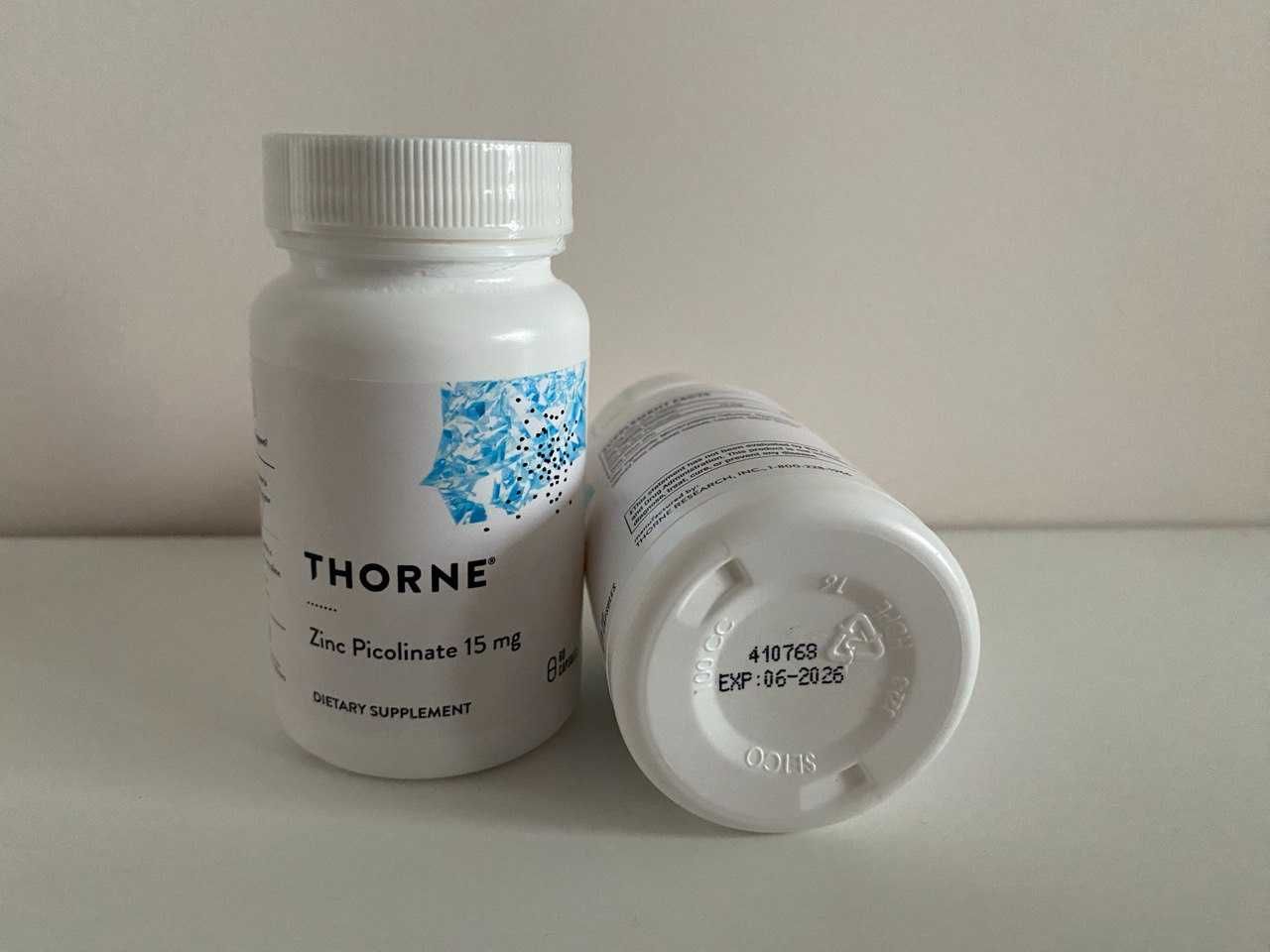 Thorne, піколінат цинку, 15 мг, 60 капсул Iherb Айхерб