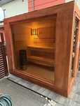 Sauna ogrodowa elektryczna piec harvia