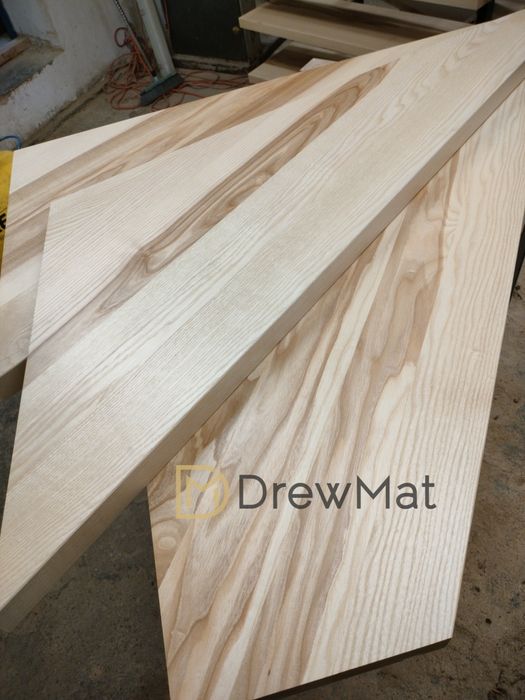 Stopnie drewniane jesionowe