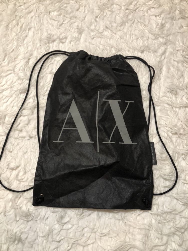Worek Armani Exchange czarny plecak