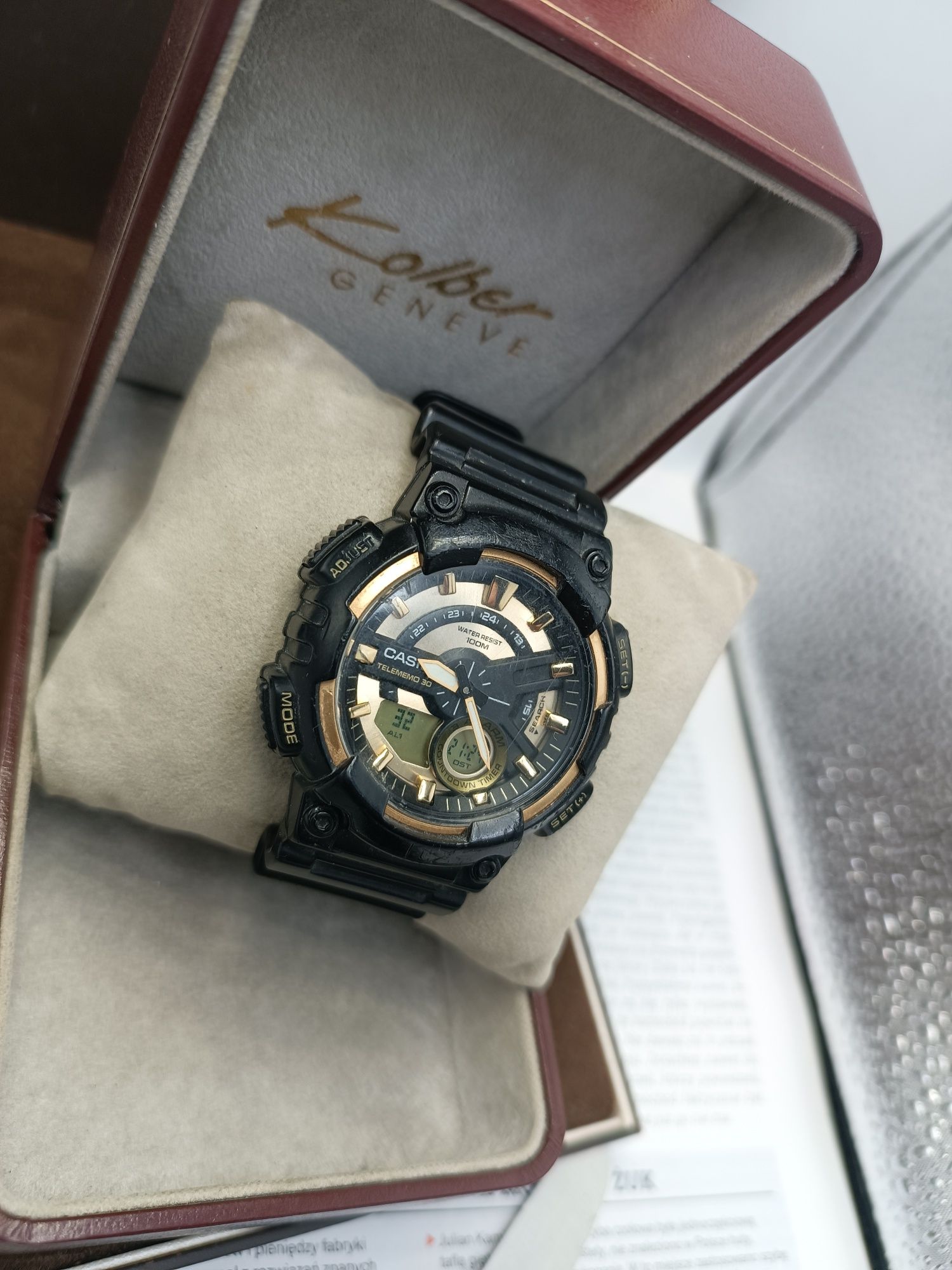 Zegarek casio telememo 30 aeq110