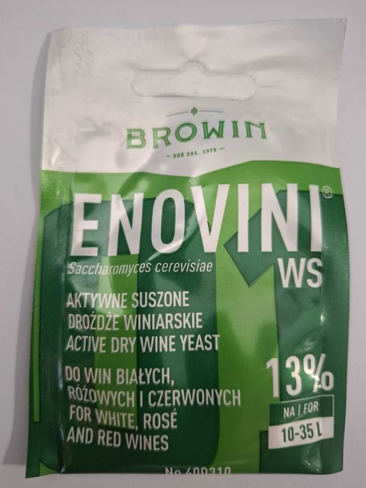 Drożdże winiarskie Enovini Baya 7 g BROWIN