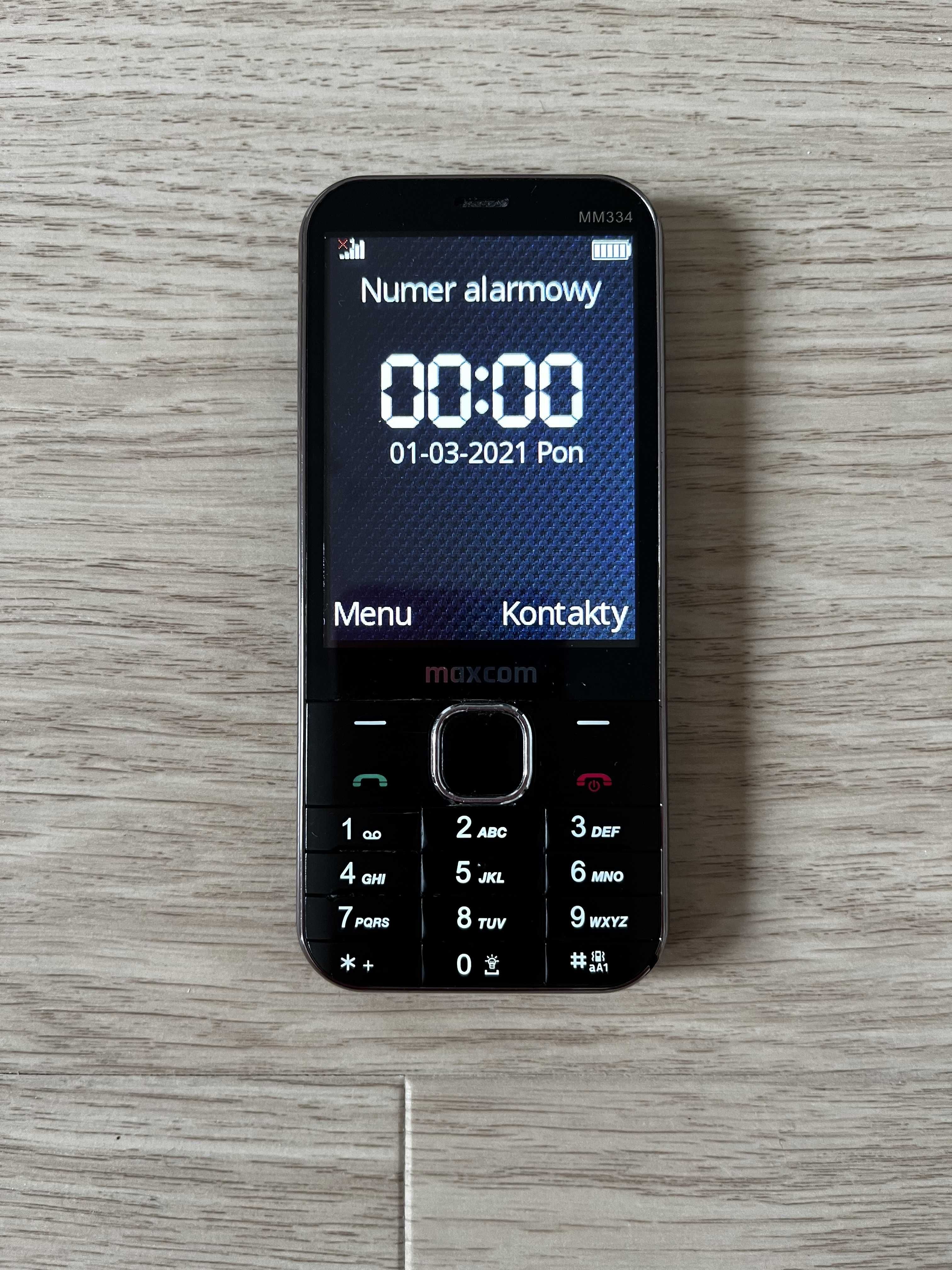 Telefon dla seniora Maxcom MM334