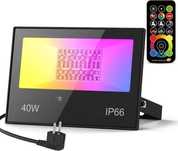 Halogen LED RGB 40W 120 Kolorów 5 Trybów pilot