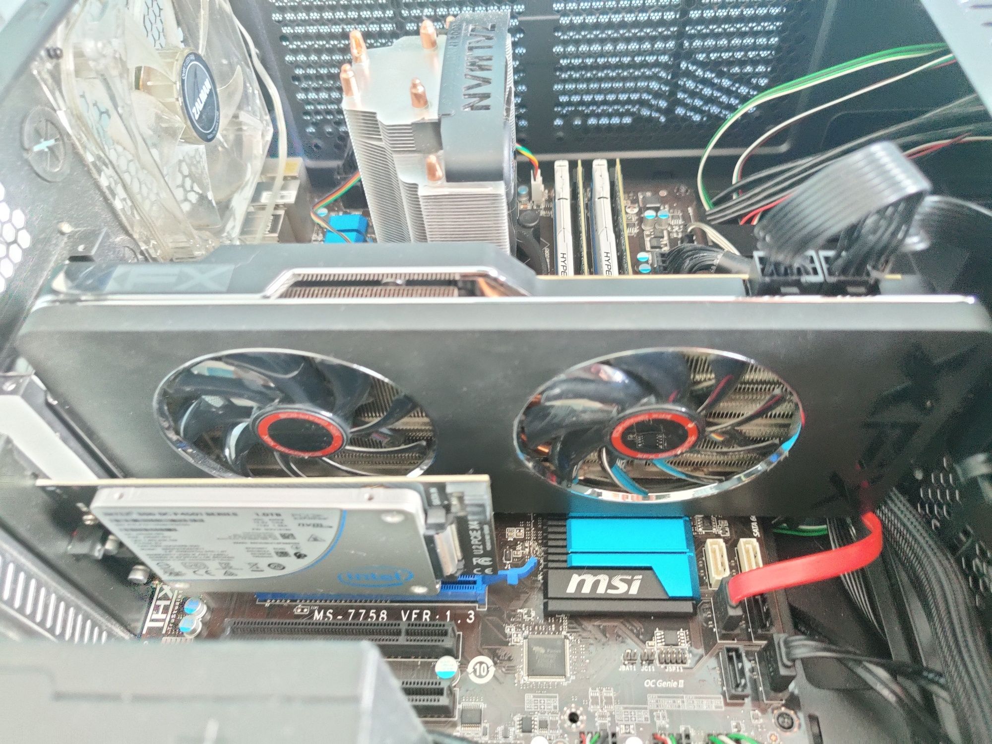 Продам игровой компьютер core i7 3770k, 8 gb ОЗУ, 4 Тб, xfx r9 280 3g