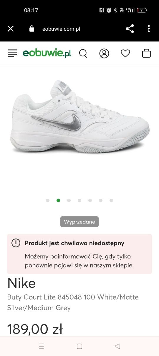Buty Nike, rozm. 38,5