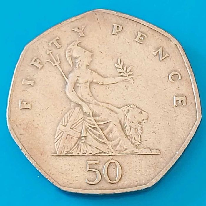 50 Pence de 1982, Rainha Isabel ll