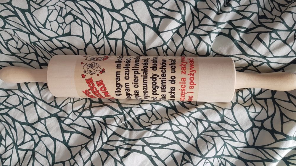 Prezent wałek na ślub wesele, śmieszny, duży 57cm