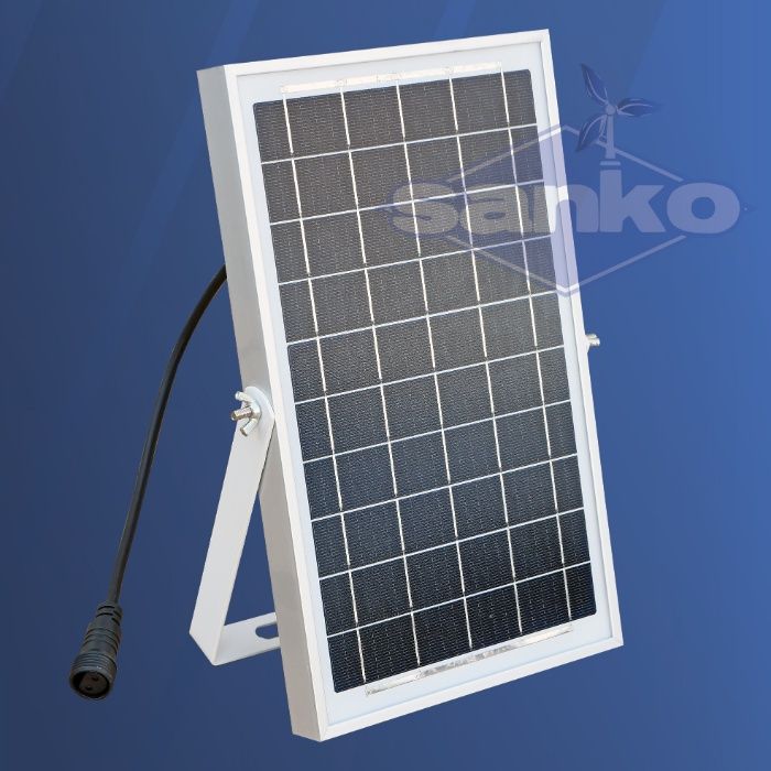 Lampa solarna SANKO LED E1 30W panel słoneczny 8W czujnik ruchu pilot