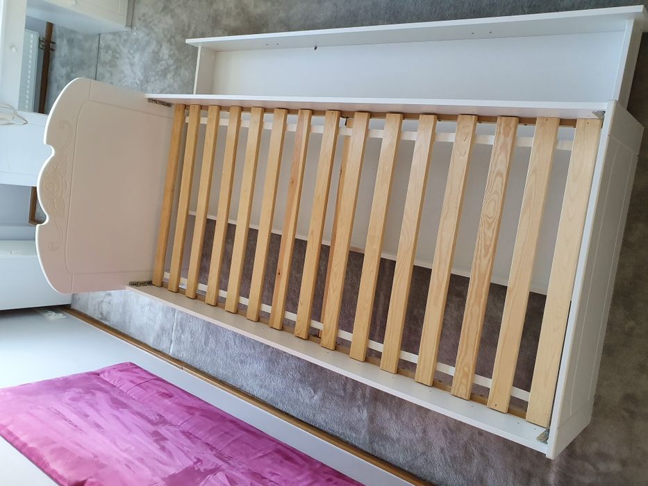 Łóżkofirmy  Meblik BIANCO FIORI 90×200 + szuflada