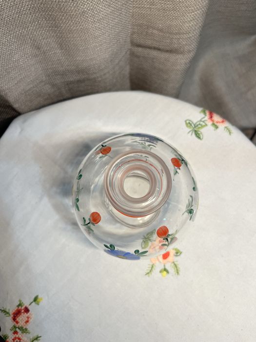 Karafka/Wazon Szklany Ręcznie Malowany #14