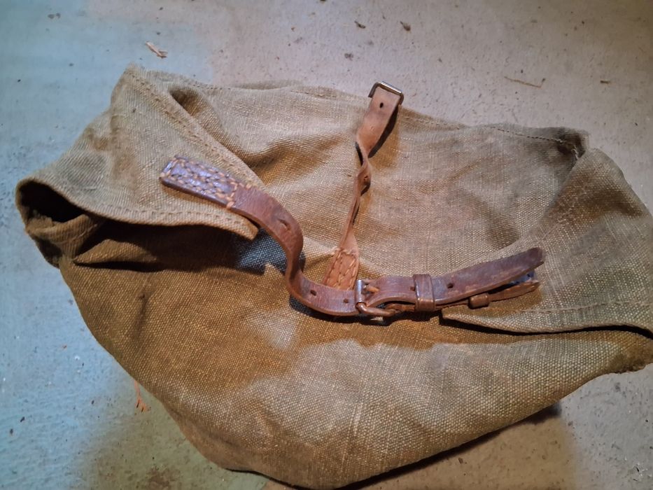 Torba wojskowa brezentowa PRL