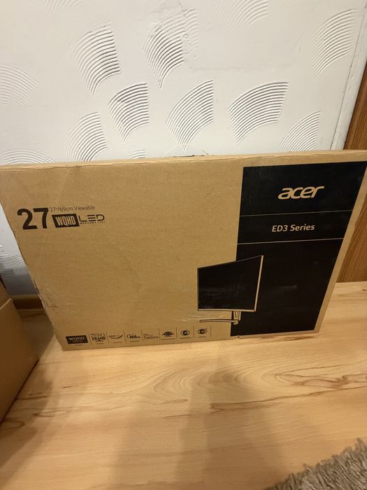 Monitor gamingowy 27' Acer ED273URPBIDPX 2k 144hz 2560x1440