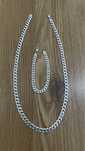 Codão e pulseira de prata 925