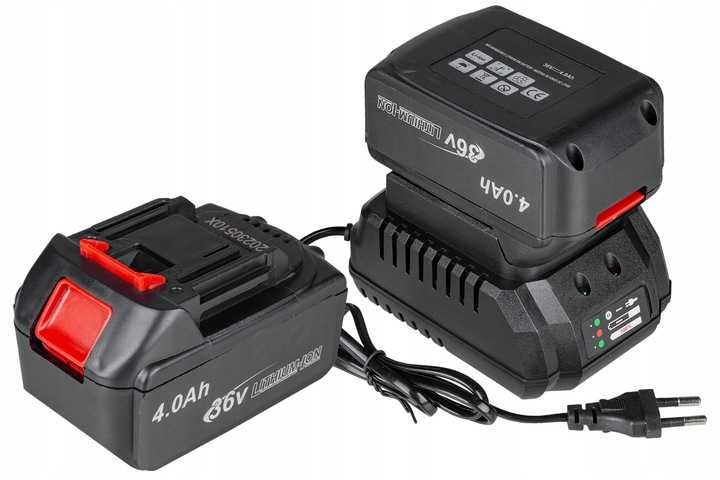 Mocny KLUCZ UDAROWY akumulatorowy bezszczotkowy klucz do kół + NASADKI