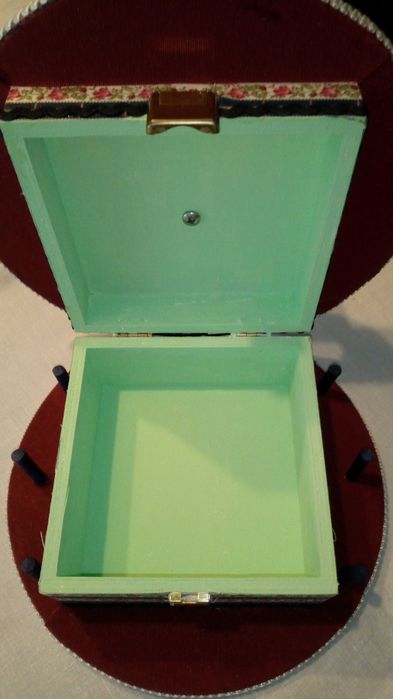 Caixa de costura artesanato