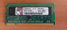Kingston KVR667D2S5/1G 667Mhz CL5 DDR2 Laptop