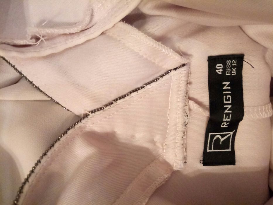 Вечернее платье светлое выпускное свадебное